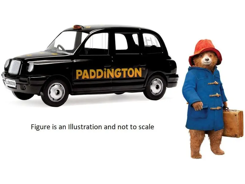 Paddington Bear London Taxi and Paddington Bear Figure 1