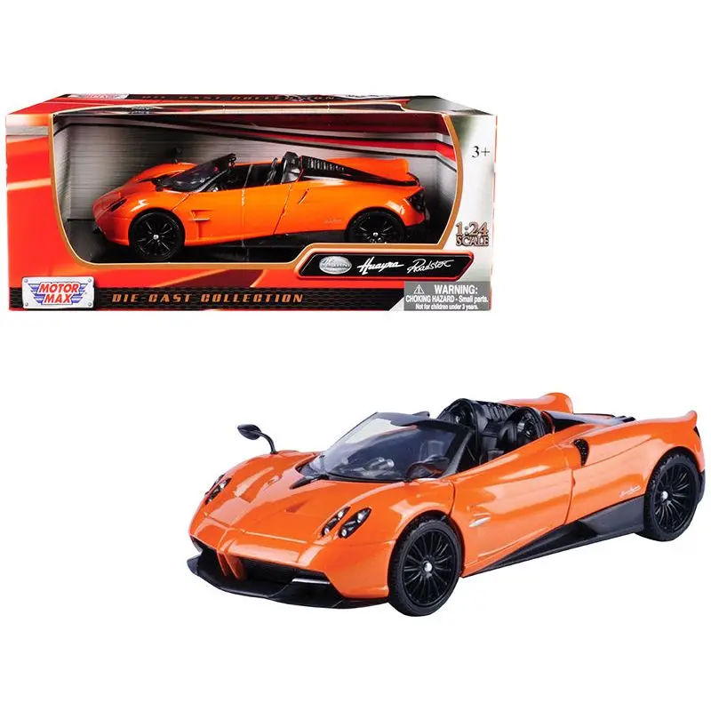 Pagani Huayra Roadster Orange 1/24 Diecast Model Car by Motormax
