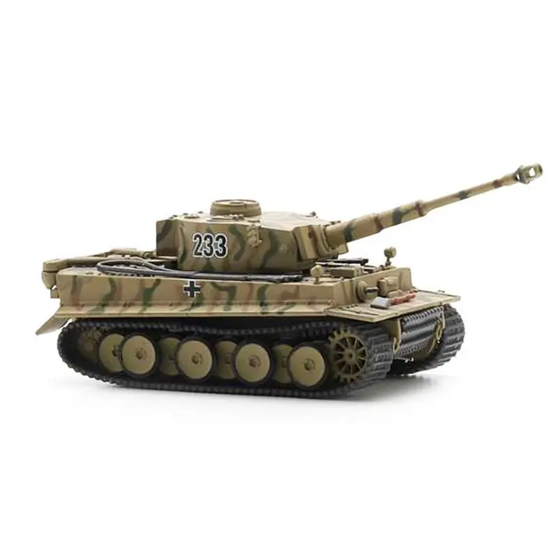 Panzerkampfwagen VI Tiger Tank #233 Camouflage "German Army" 1/87 (HO) Diecast Model Car by Schuco