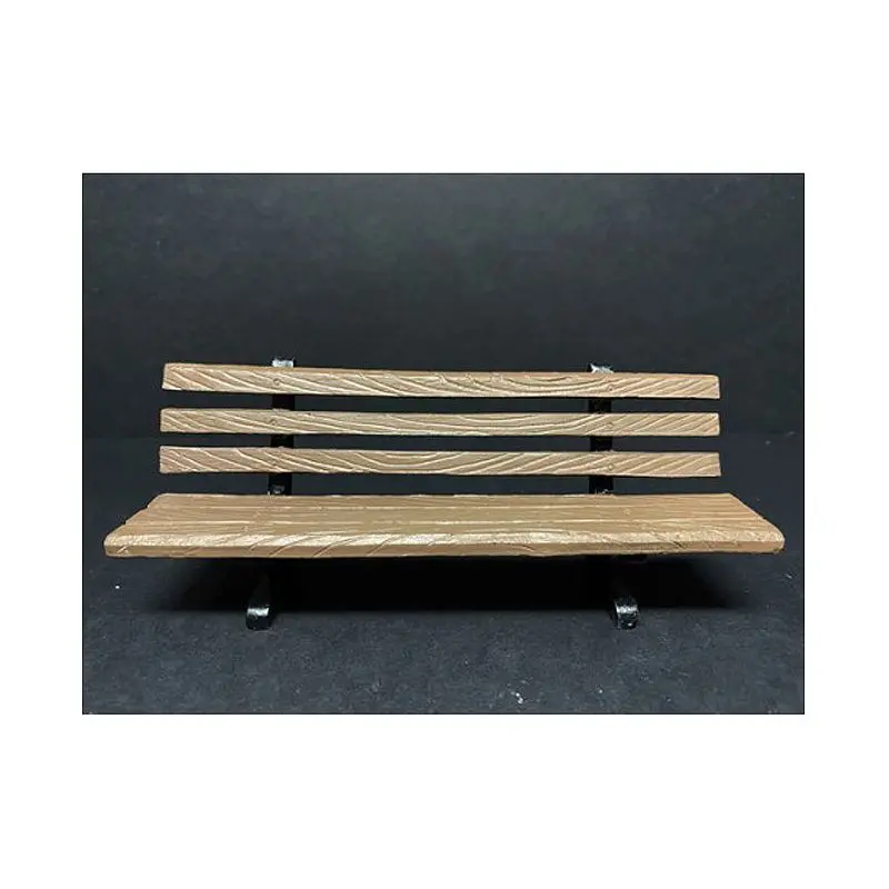 Park Bench 2 piece Accessory Set for 1/24 Scale Models by American Diorama