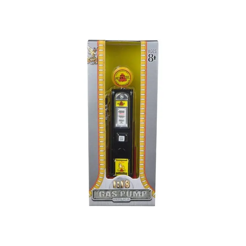 Pennzoil Gasoline Vintage Gas Pump Digital 1/18 Diecast Replica by Road Signature