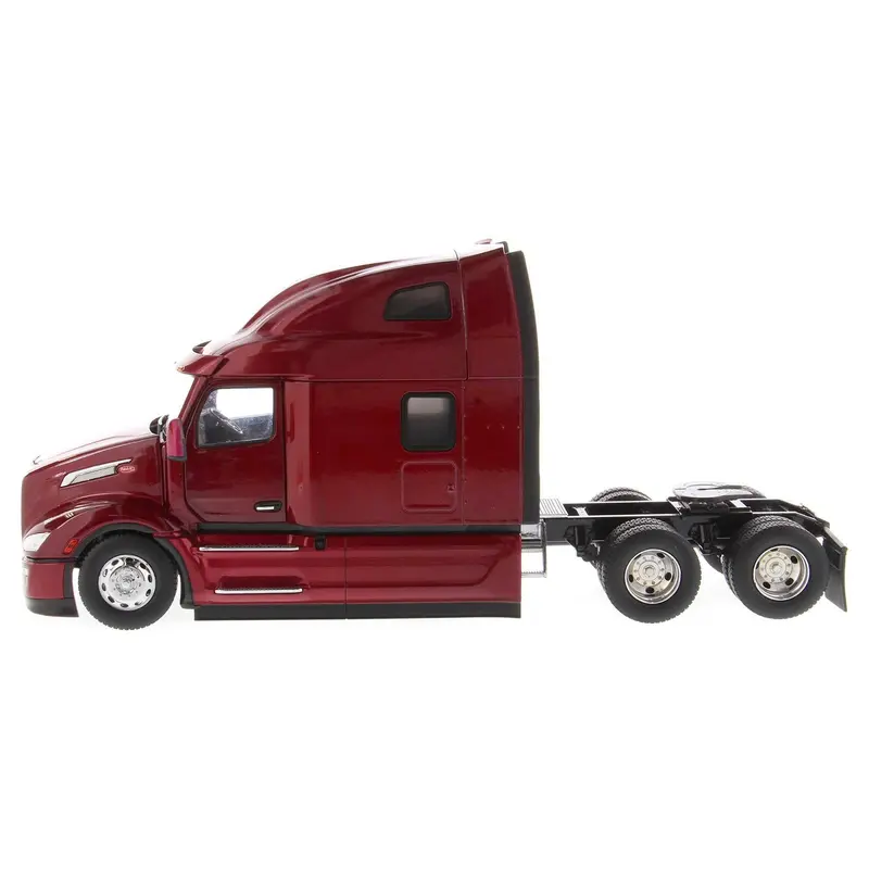Peterbilt 579 Ultraloft Tractor Truck Red Metallic "Transport Series" 1/32 Diecast Model by Diecast Masters