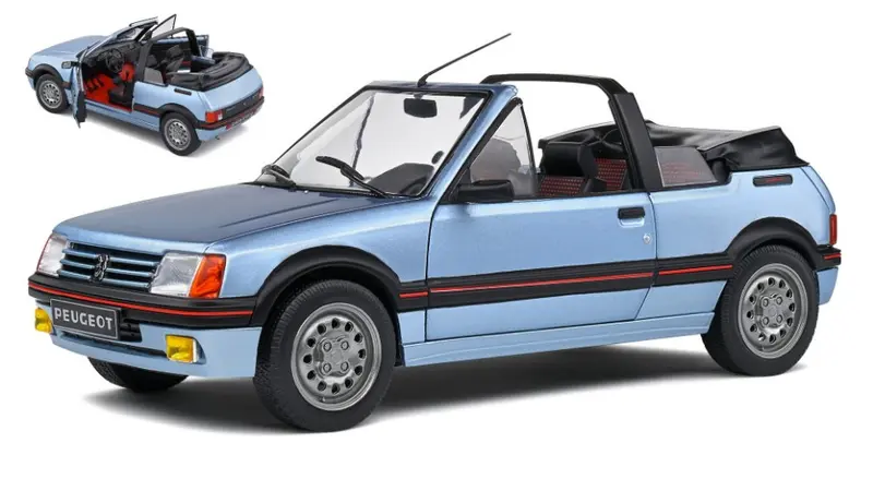 PEUGEOT 205 CTI 1989 LIGHT BLUE 1