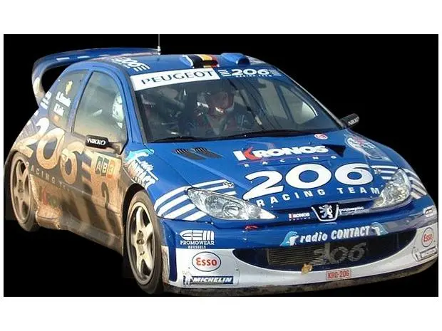 Peugeot 206 WRC Rallye du Condroz-Huy 2003 Winner #2 F.Loix/S.Smeets (Limited 999pcs) 1