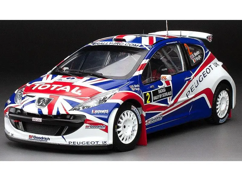 Peugeot 207 S2000 #2 K.Meeke/P.Nagle 3rd Rally of Scotland 2010 (Limited 999pcs) 1
