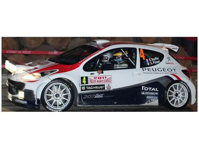 Peugeot 207 S2000 #4 B.Bouffier/X.Panseri Rallye Monte Carlo 2011 Winner 1