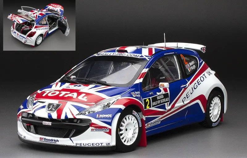 PEUGEOT 207 S2000 N.2 RALLY OF SCOTLAND 2009 K.MEEKE-P.NAGLE 1