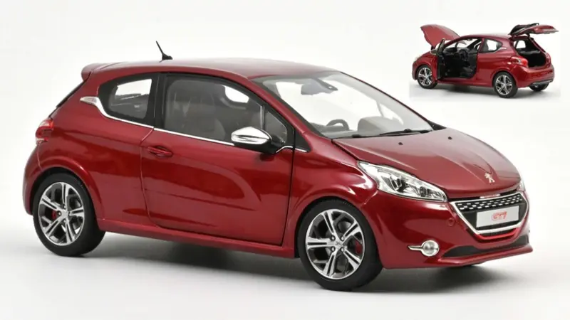 PEUGEOT 208 GTi 2013 RUBIS RED (REPROD) 1
