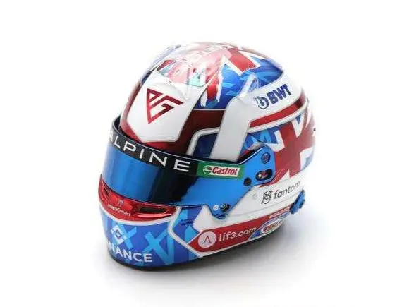 Pierre Gasly F1 British GP 2023 Helmet 1