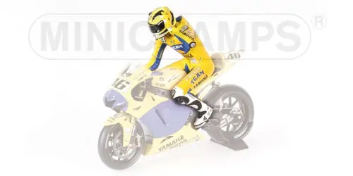 PILOTA RIDING VALENTINO ROSSI MOTOGP 2006 - 1/12 - Minichamps