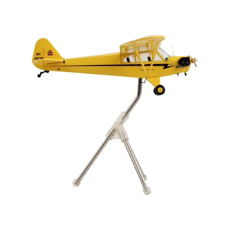 Piper J-3 Cub Light Aircraft "NC 38759" Yellow with Black Stripes "Gemini General Aviation" Series 1/72 Diecast Model Airplane by GeminiJets