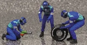 PIT STOP SAUBER 2002 CAMBIO GOMME POSTERIORE - 1/43 - Minichamps