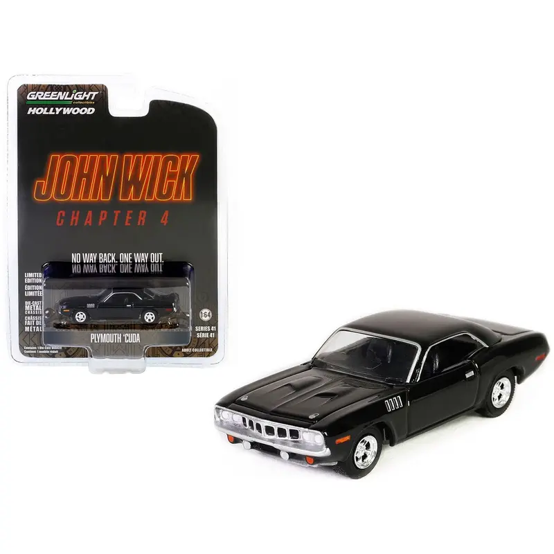 Plymouth Barracuda Black "John Wick