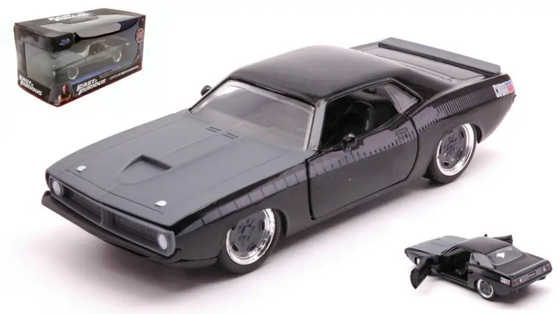 PLYMOUTH BARRACUDA "FAST & FURIOUS" BLACK 1