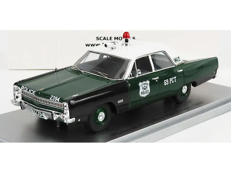Plymouth Fury 4-Door Sedan New York Police 1968 1
