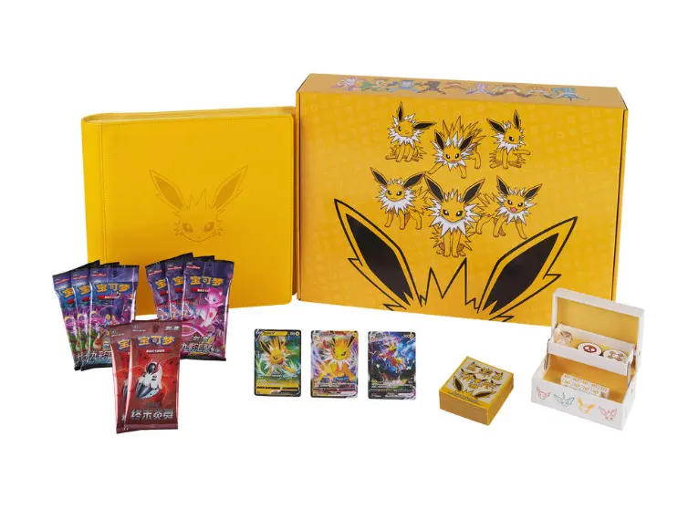 Pokemon TCG S-Chinese 2024 Eevee GX Gift Box Jolteon Box Exclusive New & Sealed