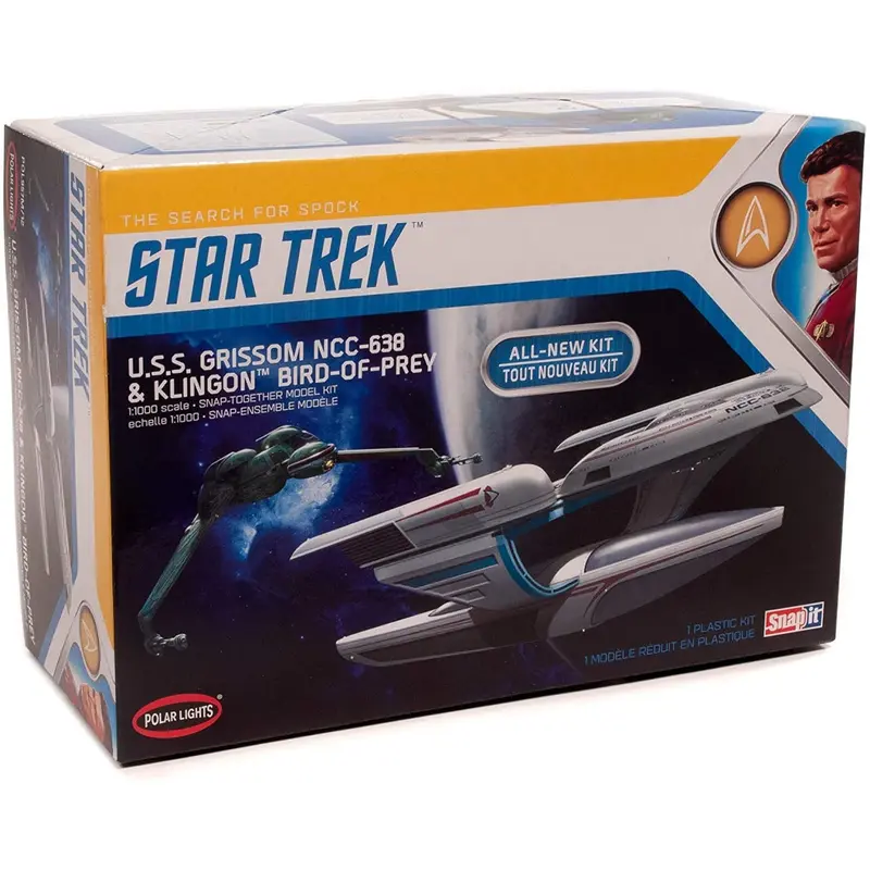 Polar Lights 1/1000 Star Trek USS Grissom NCC-638 Twin Pack