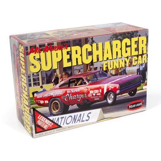 Polar Lights 1969 Dodge Charger Funny Car Mr. Norm 1/25 Scale Model Kit