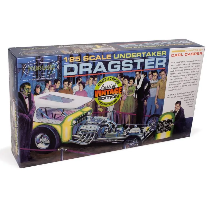 Polar Lights Carl Casper Undertaker Dragster 1/25 Scale Model Kit