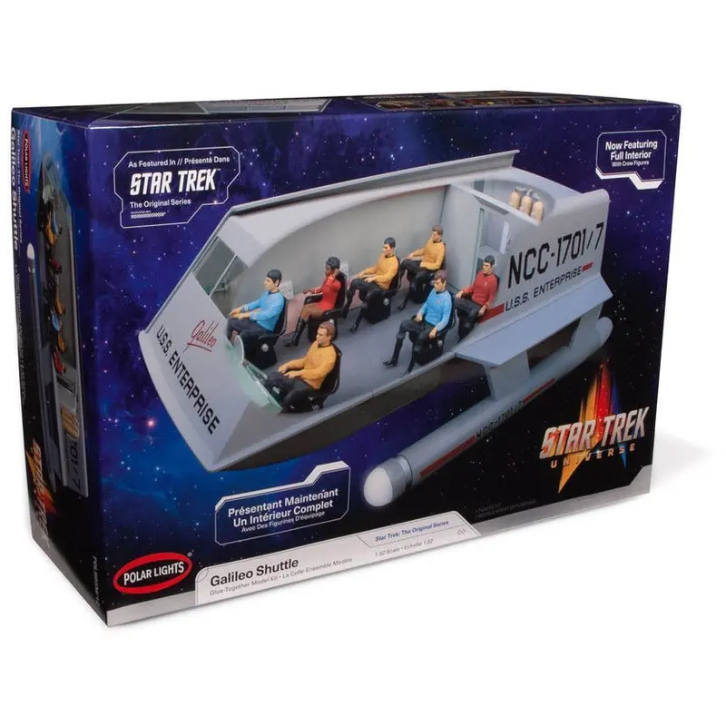 Polar Lights Galileo Shuttle w/Interior 1