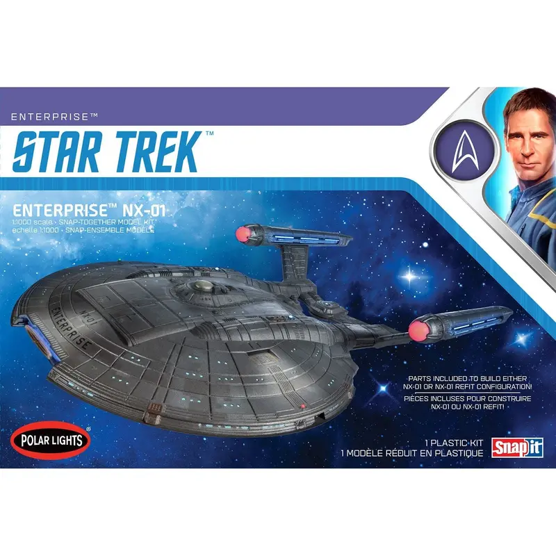 Polar Lights Star Trek NX-01 Enterprise (Snap) 1