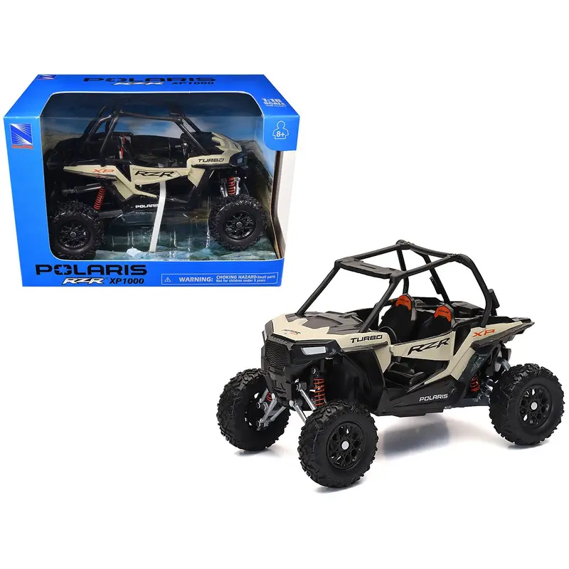 Polaris RZR XP 1000 Dune Buggy Sand Metallic 1/18 Diecast Model by New Ray