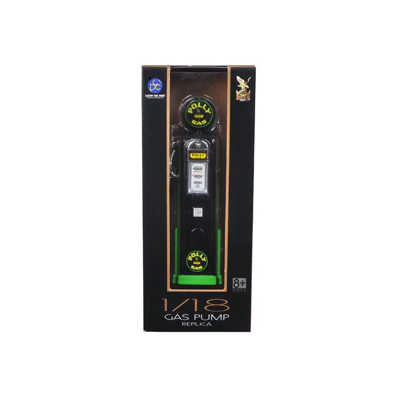 Polly Gasoline Vintage Gas Pump Digital 1/18 Diecast Replica by Road Signature