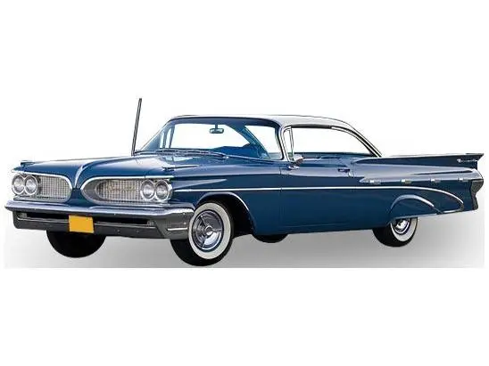 Pontiac Bonneville Hard Top Vanguard Blue Metallic 1959 1