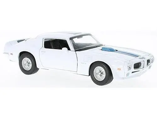 Pontiac Firebird Trans Am 1972 White/Blue Stripe 1
