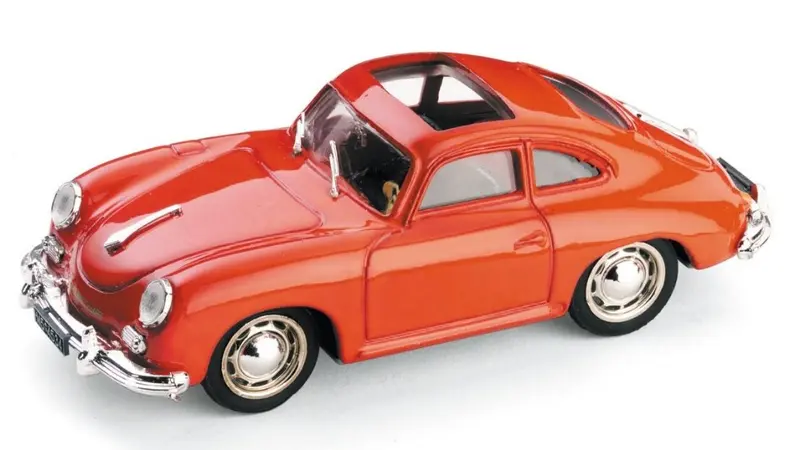 PORSCHE 356 COUPE TETTO APERTO 1952 ROSSO 1