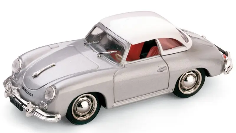 PORSCHE 356 HARD TOP 1952 ARGENTO 1