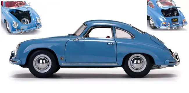 PORSCHE 356A 1500 GS CARRERA GT 1957 LIGHT BLUE 1
