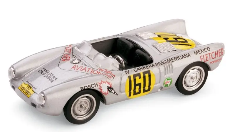 PORSCHE 550 RS N.160 CARRERA MEXICO 1953 1