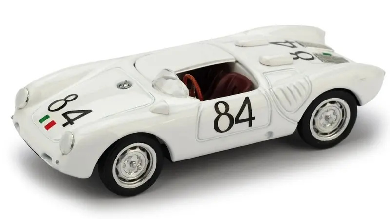 PORSCHE 550A RS SPYDER N.84 WINNER TARGA FLORIO 1956 U.MAGLIOLI 1