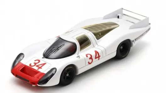 PORSCHE 908LH N.34 TEST DAYS LE MANS 1968 ROLF STOMMELEN 1
