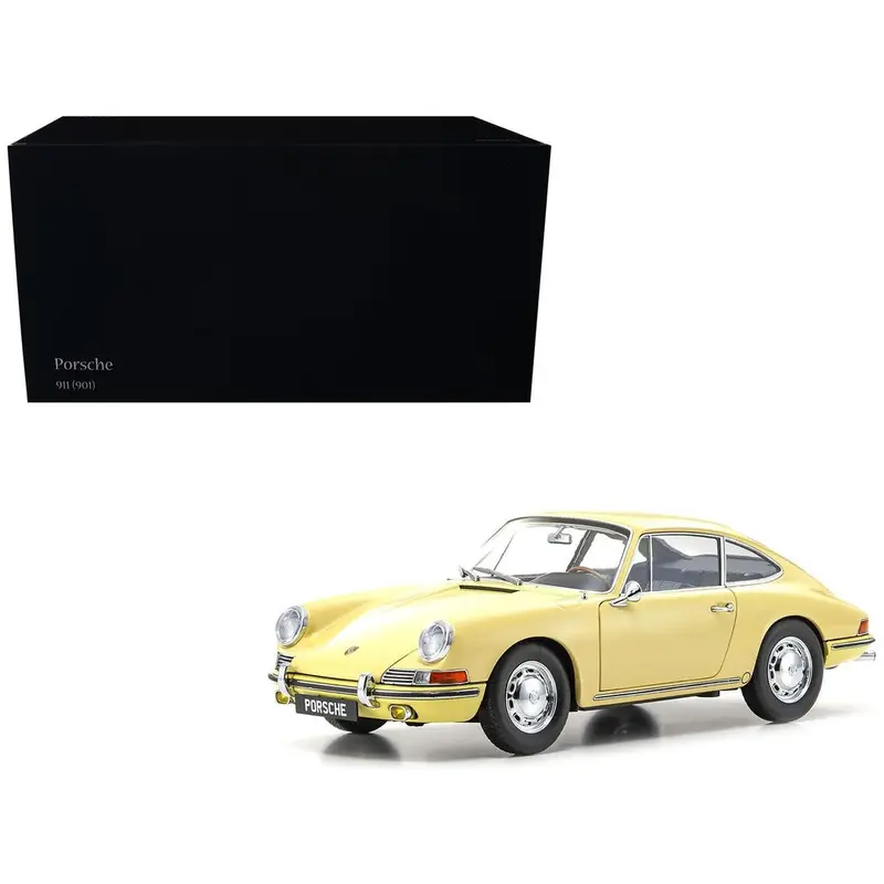 Porsche 911 (901) Champagne Yellow 1/18 Diecast Model Car by Kyosho