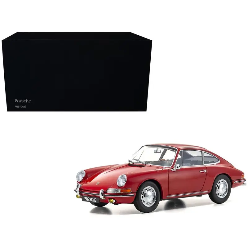 Porsche 911 (901) Signal Red 1/18 Diecast Model Car by Kyosho