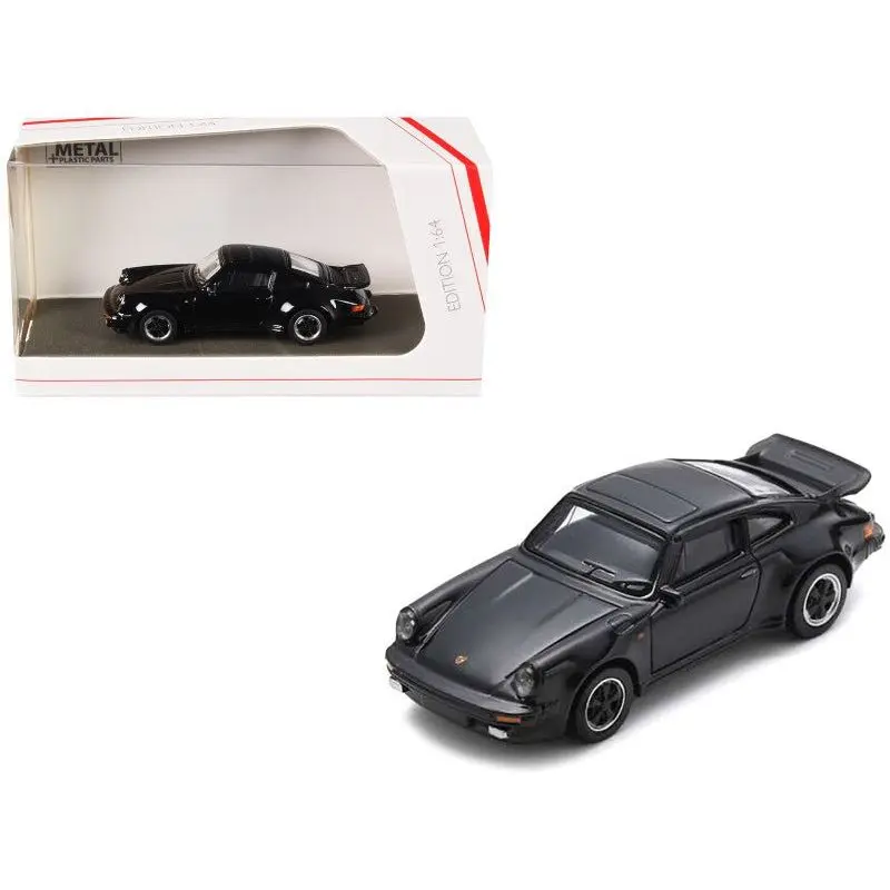 Porsche 911 (930) Turbo Black 1/64 Diecast Model Car by Schuco