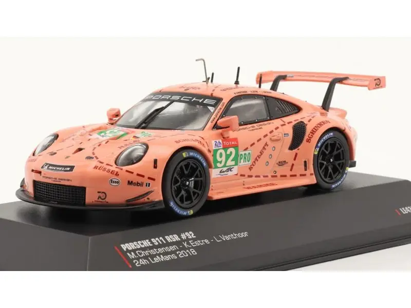 Porsche 911 (991) RSR #92 Winner LMGTE Class 24h Le Mans 2018 Pink Pig 1