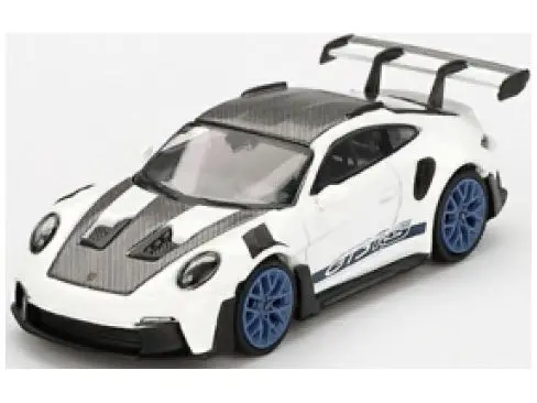 Porsche 911 (992) GT3 RS Weissach Package White w/Indigo Blue 1