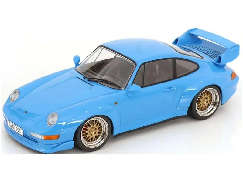 Porsche 911 (993) GT2 1996 BBS Rims Light Blue 1