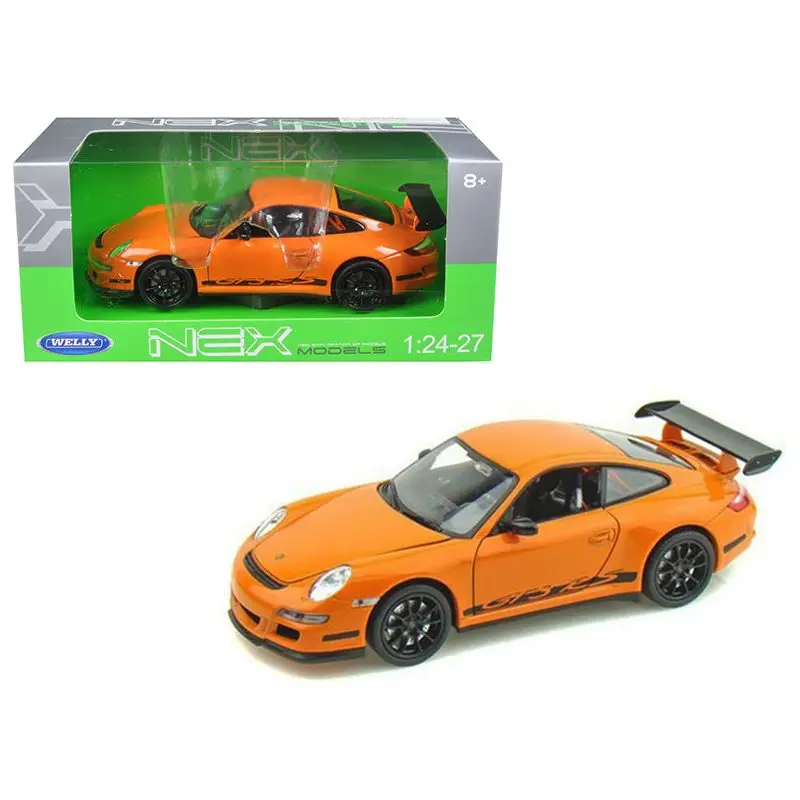 Porsche 911 (997) GT3 RS Orange 1/24 Diecast Car by Welly