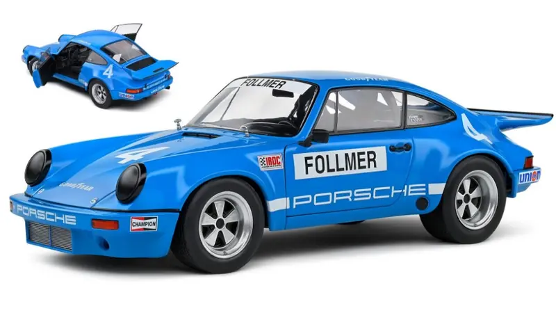 PORSCHE 911 CARRERA 3.0 RSR N.4 IROC RIVERSIDE 1974 GEORGE FOLLMER 1