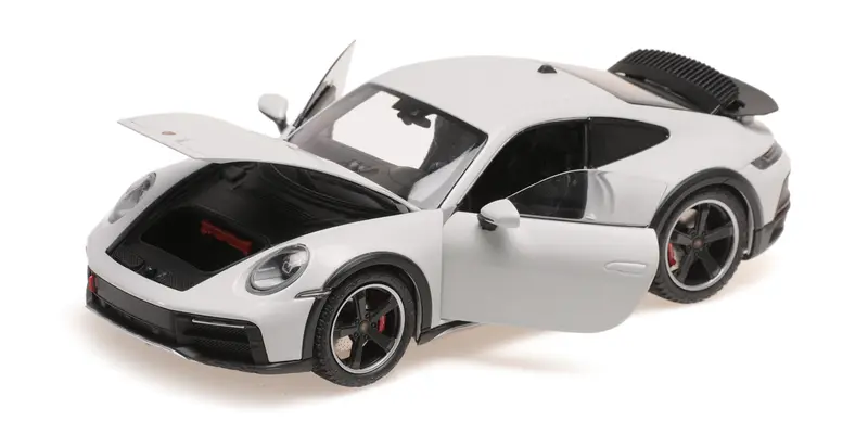 PORSCHE 911 DAKAR GREY METALLIC 2022 - 1/18 - Minichamps