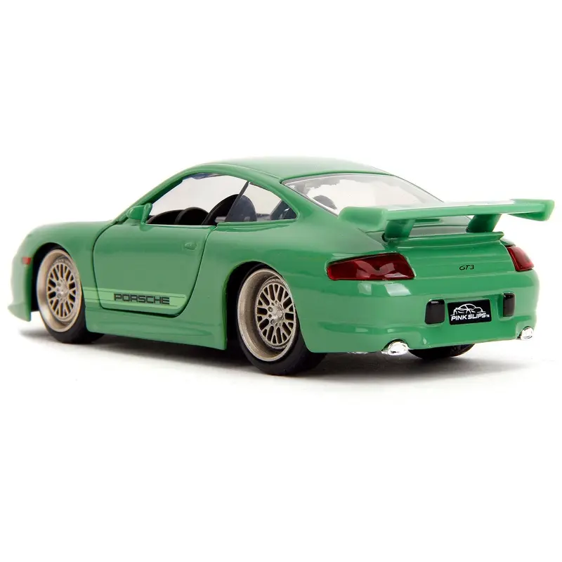 Porsche 911 GT3 (996) Green "Pink Slips" Series 1/32 Diecast Model Car by Jada