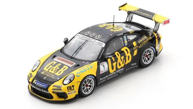 PORSCHE 911 GT3 CUP N.1 CARRERA CUP SCANDINAVIA CHAMPION 2021 L.SUNDAHL - Spark Model - S8509