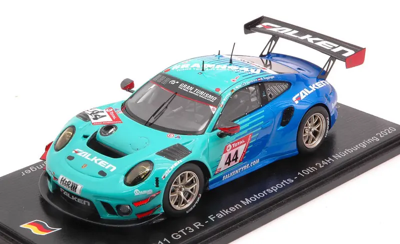 PORSCHE 911 GT3 N.44 10th 24 H NURBURGRING 2020 MULLER-BACHLER-DUMBRECK- - Spark Model - SG689