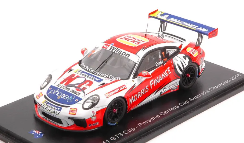 PORSCHE 911 GT3 N.7 CARRERA CUP AUSTRALIA CHAMPION J.EVANS 1