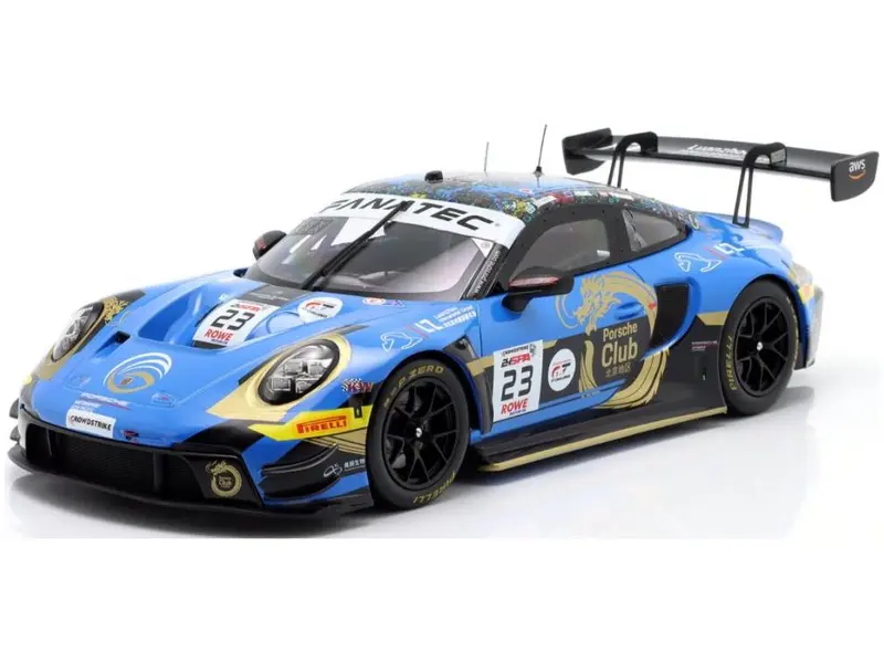 Porsche 911 GT3 R #23 24h Spa 2024 Phantom Global Racing Eriksson/Evans/Preining 1