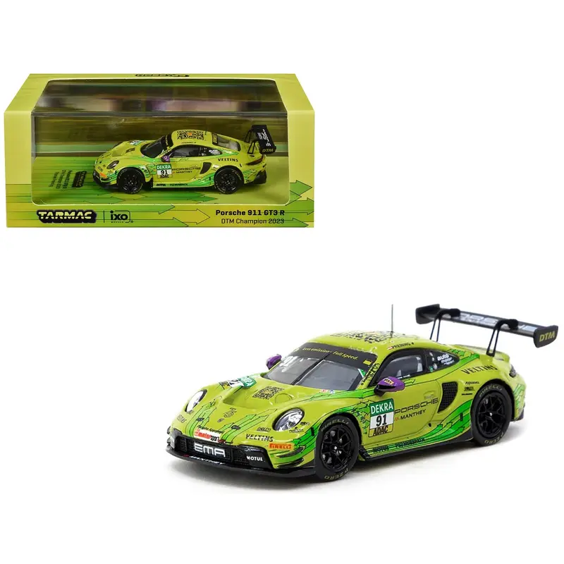 Porsche 911 GT3 R #91 Thomas Preining "Manthey EMA" Champion "Deutsche Tourenwagen Masters" (2023) "Hobby64" Series 1/64 Diecast Model by Tarmac Works